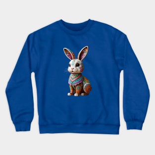 Floral Rabbit Crewneck Sweatshirt